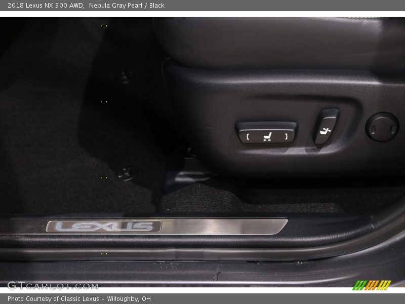 Nebula Gray Pearl / Black 2018 Lexus NX 300 AWD