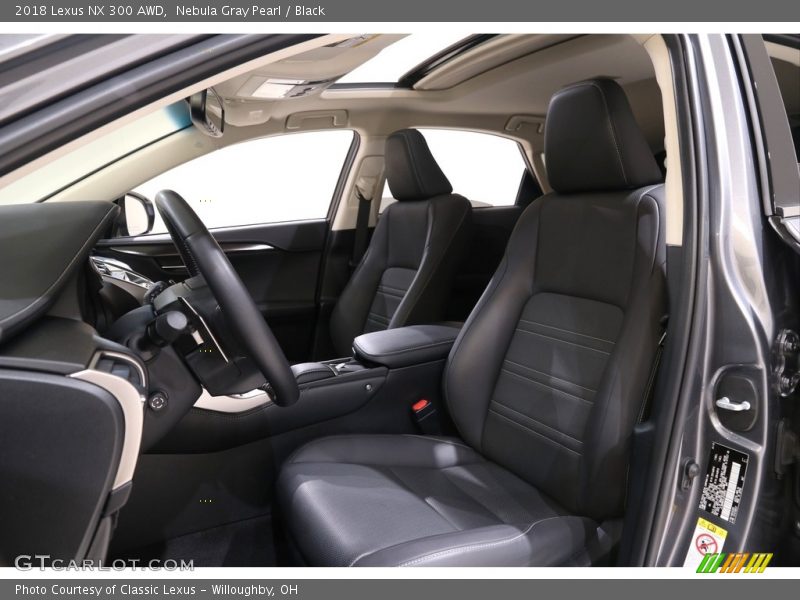 Nebula Gray Pearl / Black 2018 Lexus NX 300 AWD