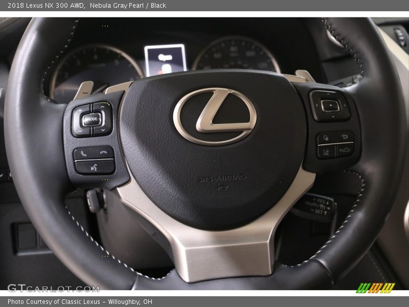 Nebula Gray Pearl / Black 2018 Lexus NX 300 AWD