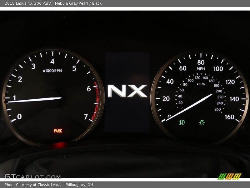 Nebula Gray Pearl / Black 2018 Lexus NX 300 AWD