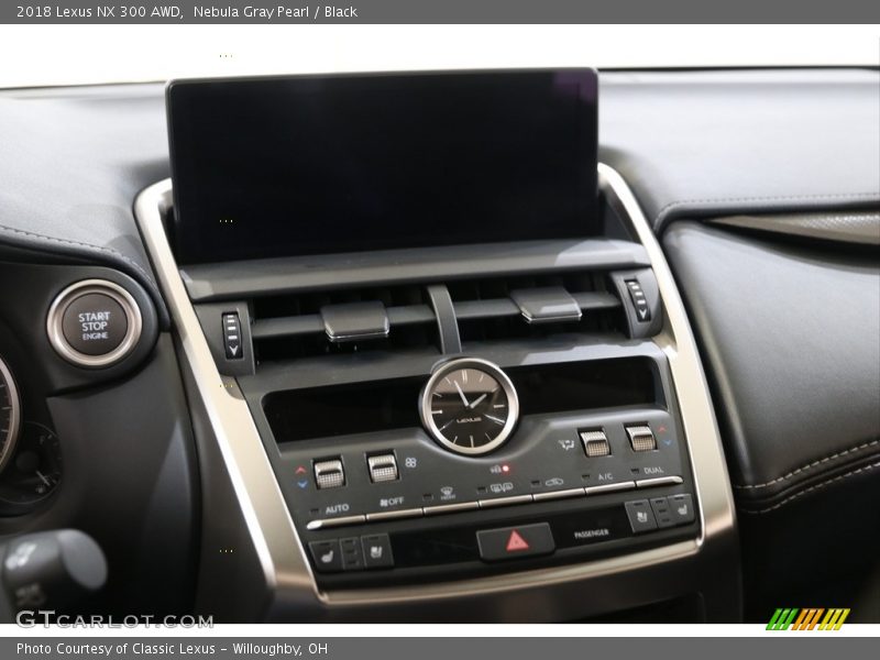 Nebula Gray Pearl / Black 2018 Lexus NX 300 AWD