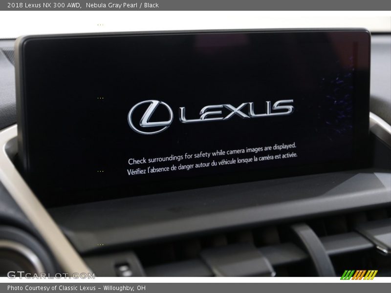 Nebula Gray Pearl / Black 2018 Lexus NX 300 AWD