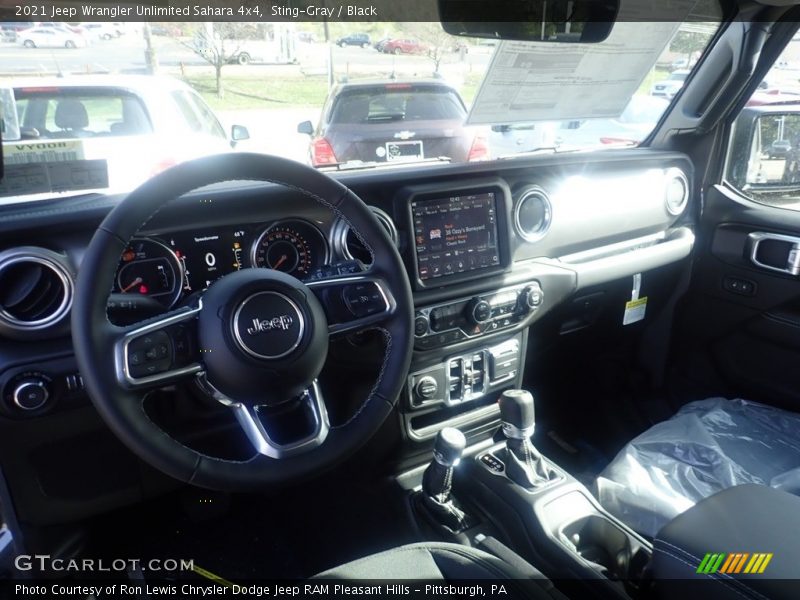 Sting-Gray / Black 2021 Jeep Wrangler Unlimited Sahara 4x4