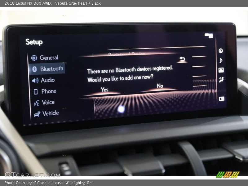 Nebula Gray Pearl / Black 2018 Lexus NX 300 AWD