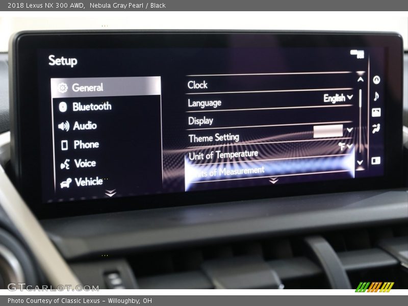 Nebula Gray Pearl / Black 2018 Lexus NX 300 AWD