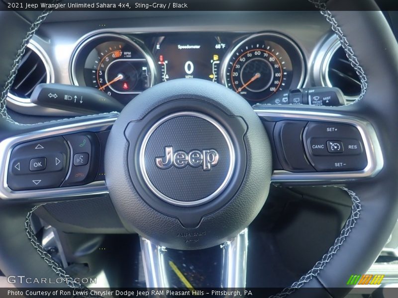 Sting-Gray / Black 2021 Jeep Wrangler Unlimited Sahara 4x4