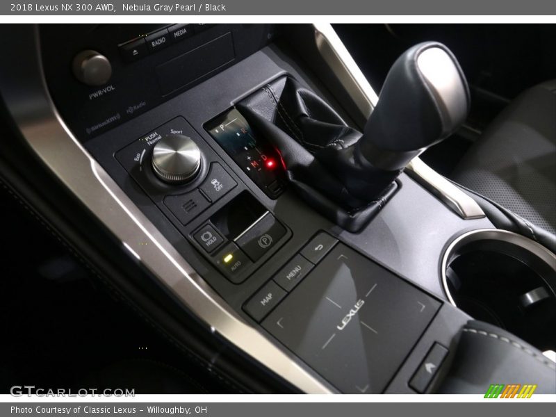 Nebula Gray Pearl / Black 2018 Lexus NX 300 AWD