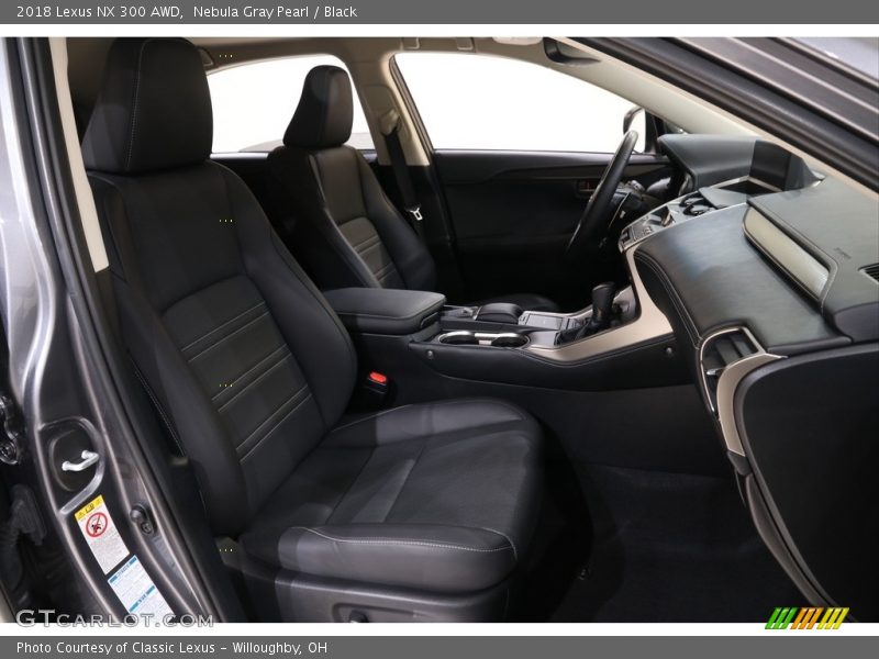 Nebula Gray Pearl / Black 2018 Lexus NX 300 AWD