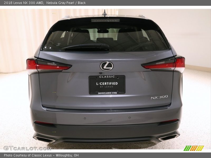 Nebula Gray Pearl / Black 2018 Lexus NX 300 AWD