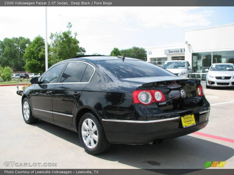 Deep Black / Pure Beige 2006 Volkswagen Passat 2.0T Sedan