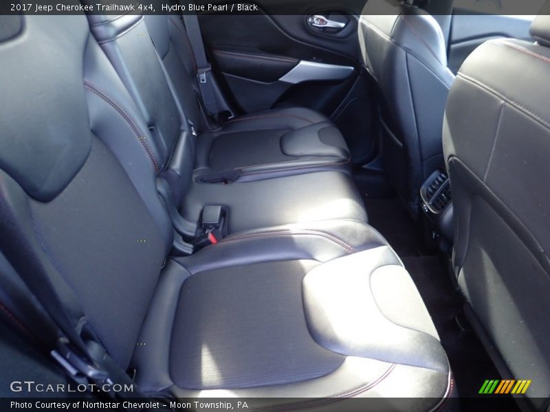 Hydro Blue Pearl / Black 2017 Jeep Cherokee Trailhawk 4x4