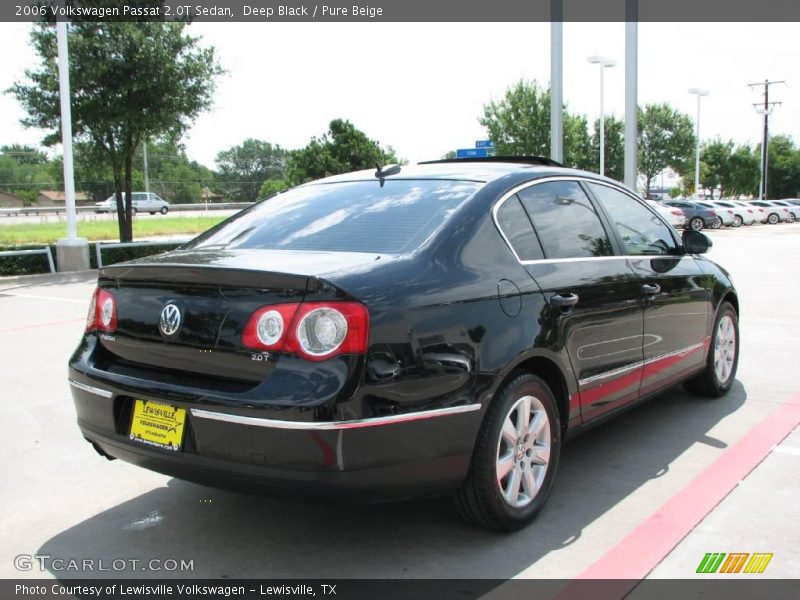 Deep Black / Pure Beige 2006 Volkswagen Passat 2.0T Sedan