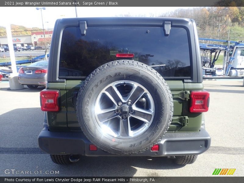 Sarge Green / Black 2021 Jeep Wrangler Unlimited Sahara 4x4