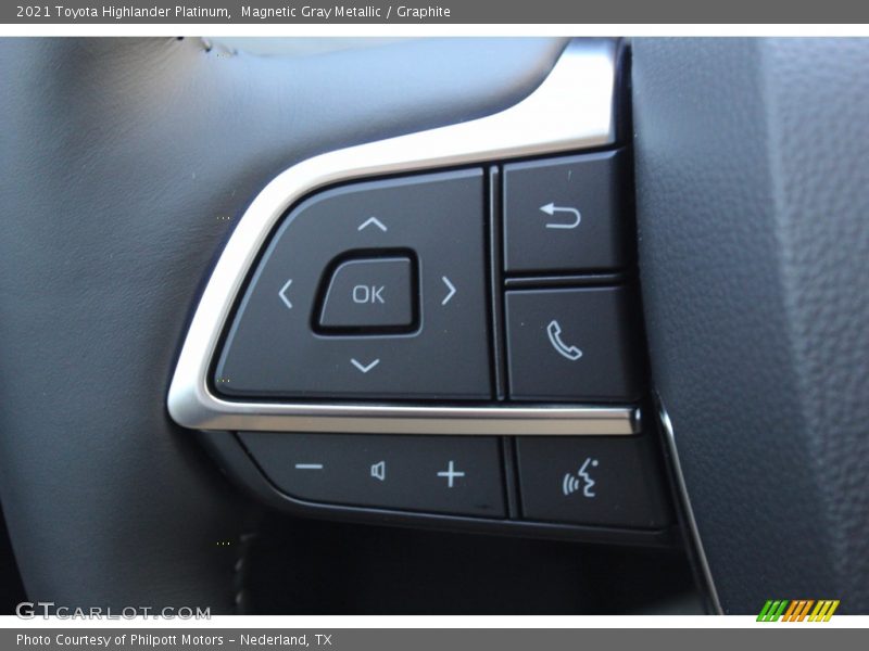Magnetic Gray Metallic / Graphite 2021 Toyota Highlander Platinum