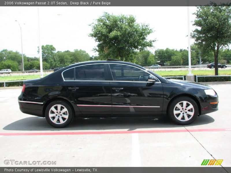 Deep Black / Pure Beige 2006 Volkswagen Passat 2.0T Sedan