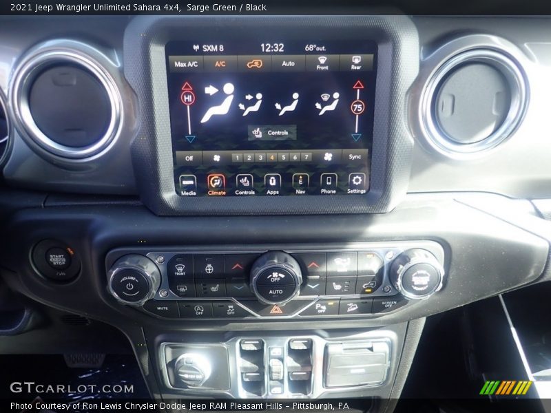 Sarge Green / Black 2021 Jeep Wrangler Unlimited Sahara 4x4