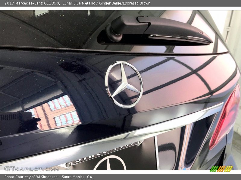 Lunar Blue Metallic / Ginger Beige/Espresso Brown 2017 Mercedes-Benz GLE 350