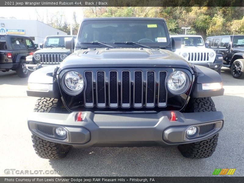 Black / Black 2021 Jeep Wrangler Unlimited Rubicon 4x4
