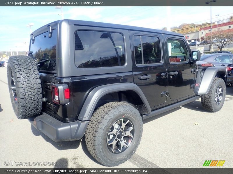 Black / Black 2021 Jeep Wrangler Unlimited Rubicon 4x4