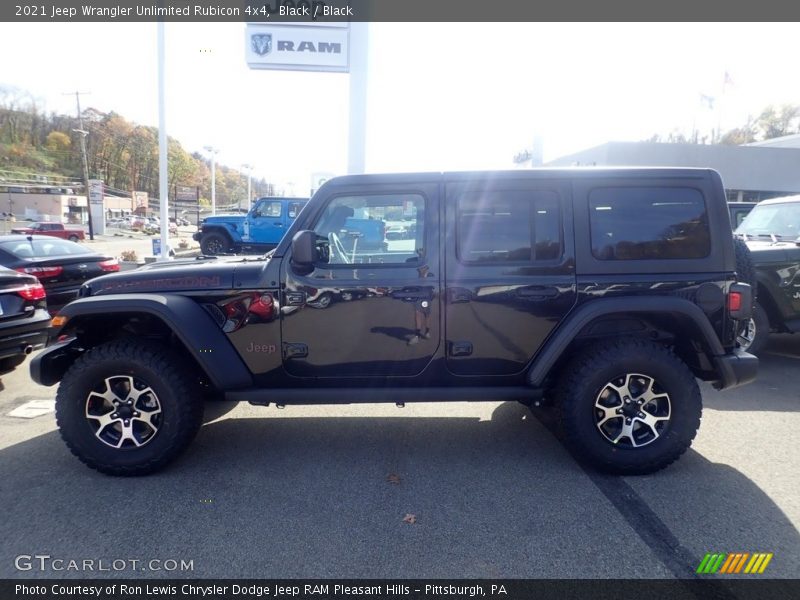 Black / Black 2021 Jeep Wrangler Unlimited Rubicon 4x4