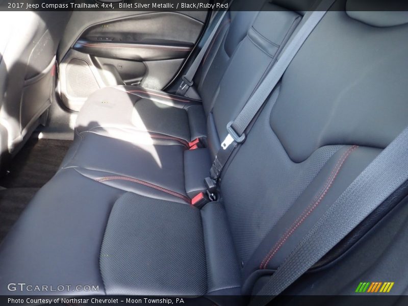 Billet Silver Metallic / Black/Ruby Red 2017 Jeep Compass Trailhawk 4x4