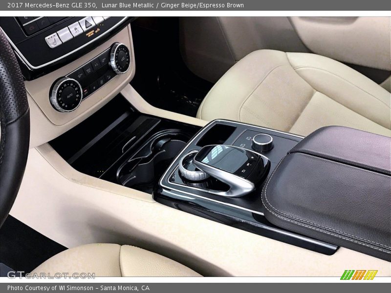 Lunar Blue Metallic / Ginger Beige/Espresso Brown 2017 Mercedes-Benz GLE 350