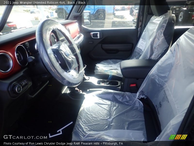 Black / Black 2021 Jeep Wrangler Unlimited Rubicon 4x4