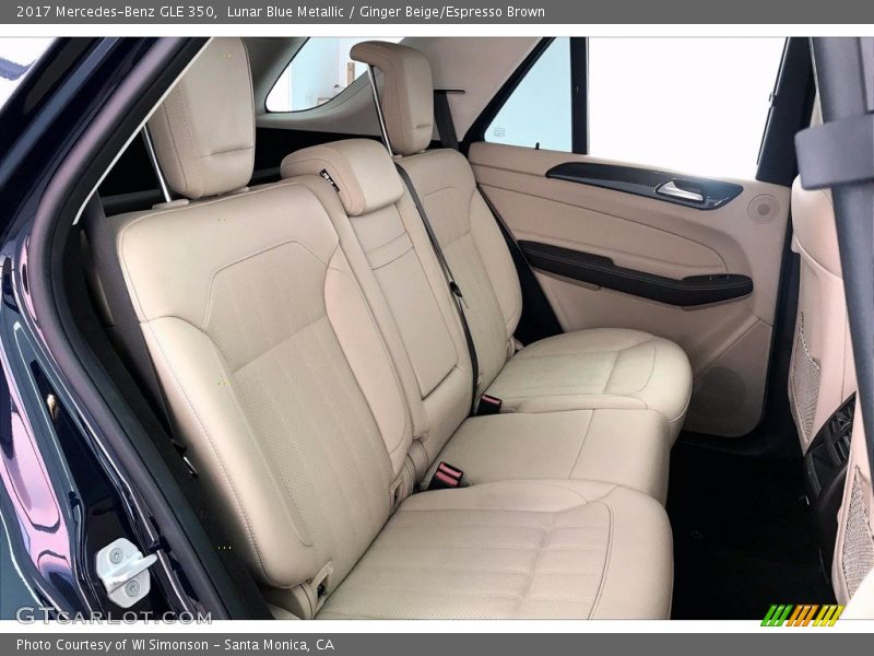 Lunar Blue Metallic / Ginger Beige/Espresso Brown 2017 Mercedes-Benz GLE 350