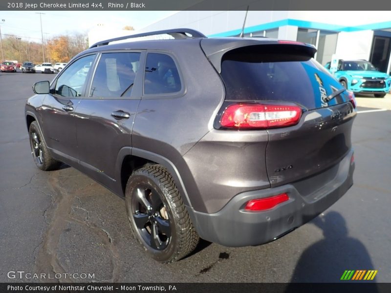 Rhino / Black 2018 Jeep Cherokee Limited 4x4