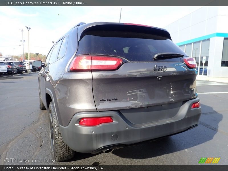 Rhino / Black 2018 Jeep Cherokee Limited 4x4