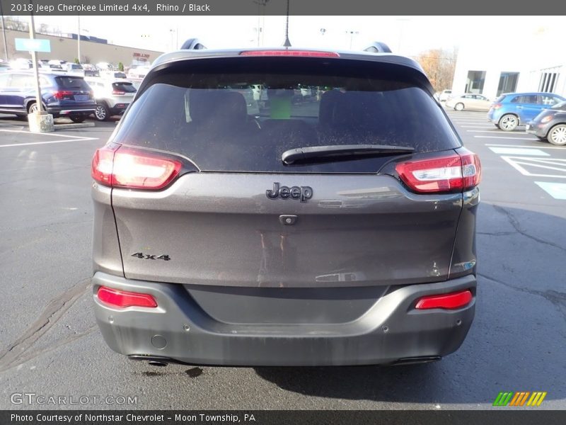 Rhino / Black 2018 Jeep Cherokee Limited 4x4