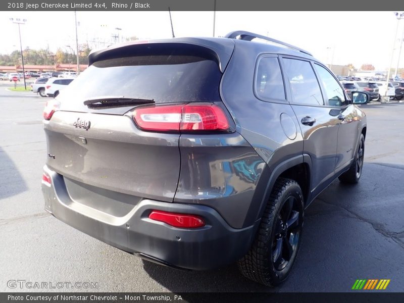 Rhino / Black 2018 Jeep Cherokee Limited 4x4