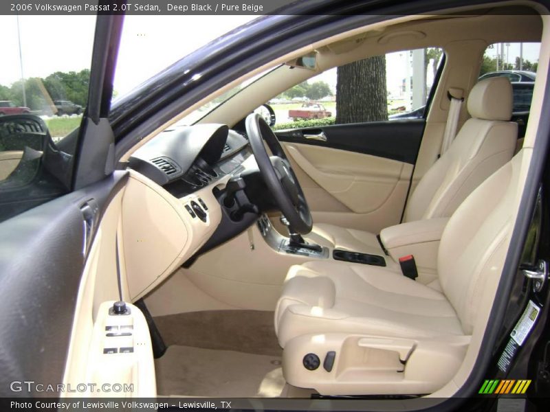 Deep Black / Pure Beige 2006 Volkswagen Passat 2.0T Sedan