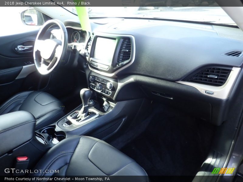 Rhino / Black 2018 Jeep Cherokee Limited 4x4
