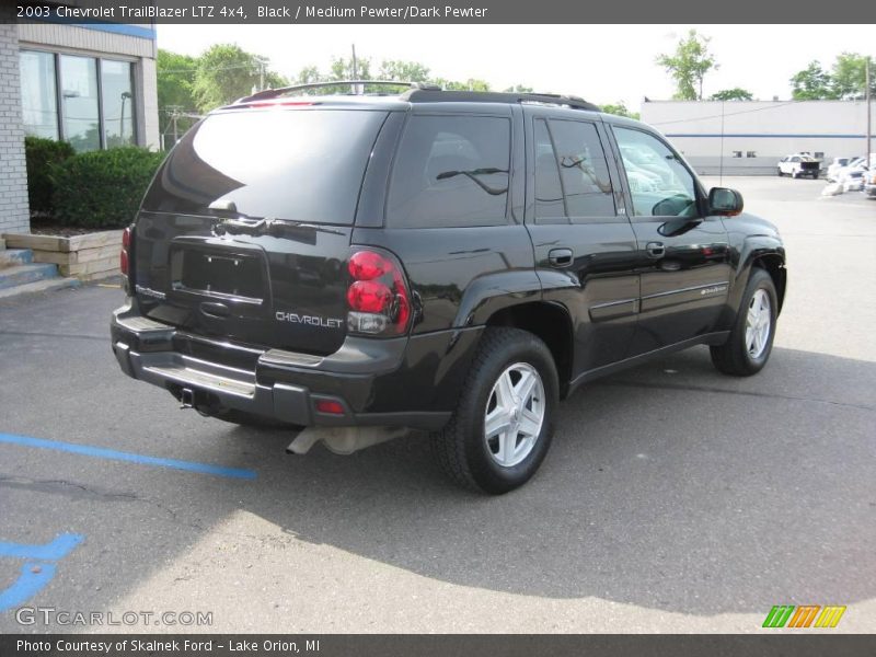 Black / Medium Pewter/Dark Pewter 2003 Chevrolet TrailBlazer LTZ 4x4