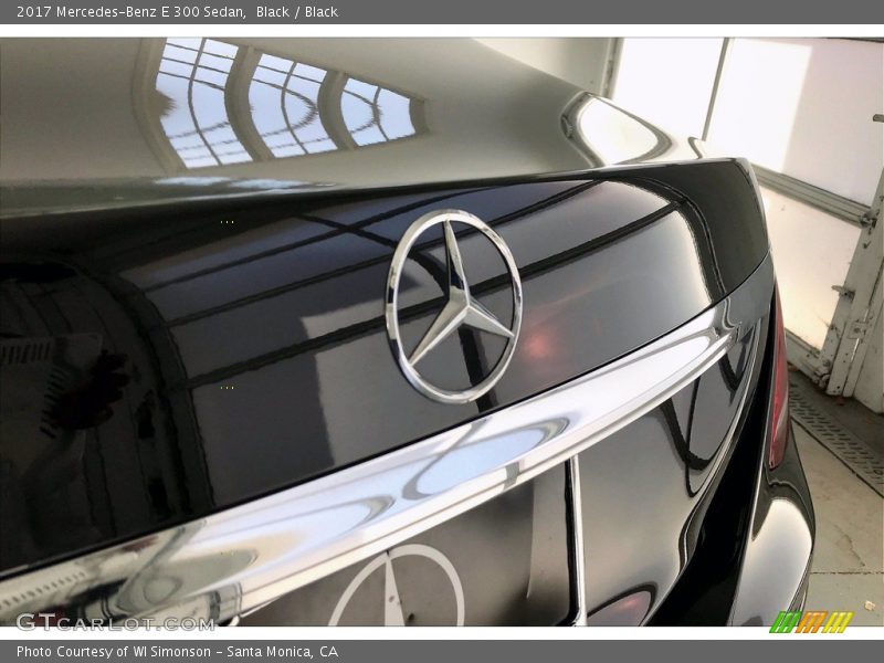 Black / Black 2017 Mercedes-Benz E 300 Sedan