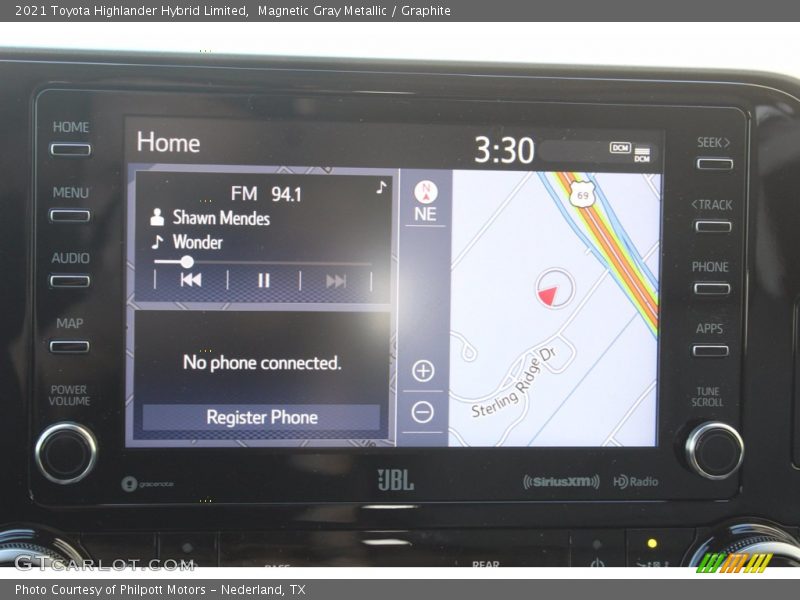 Magnetic Gray Metallic / Graphite 2021 Toyota Highlander Hybrid Limited