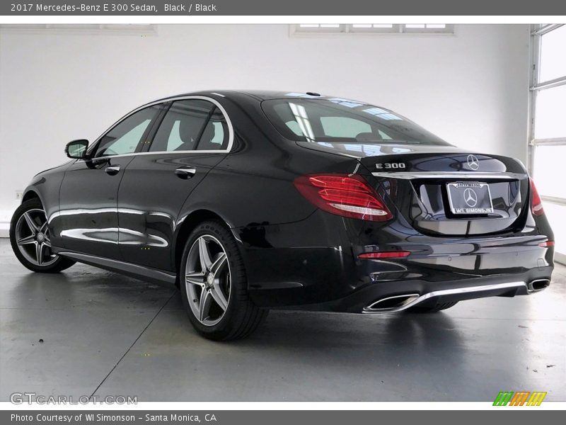 Black / Black 2017 Mercedes-Benz E 300 Sedan