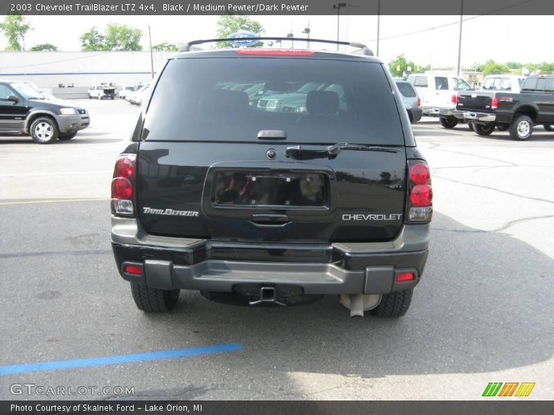 Black / Medium Pewter/Dark Pewter 2003 Chevrolet TrailBlazer LTZ 4x4