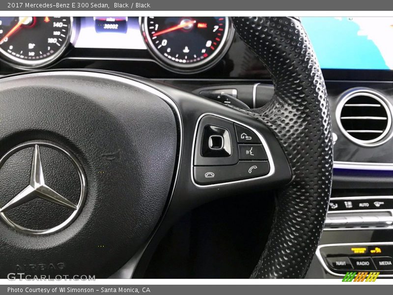 Black / Black 2017 Mercedes-Benz E 300 Sedan