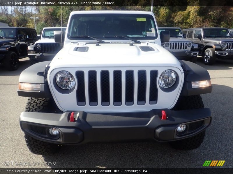 Bright White / Black 2021 Jeep Wrangler Unlimited Rubicon 4x4