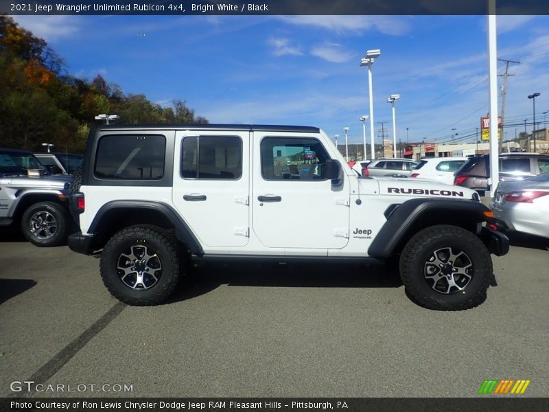 Bright White / Black 2021 Jeep Wrangler Unlimited Rubicon 4x4