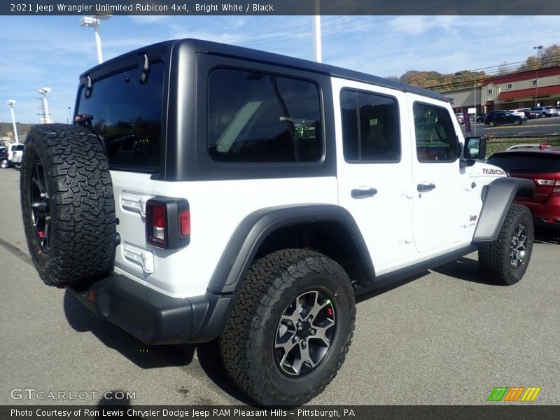 Bright White / Black 2021 Jeep Wrangler Unlimited Rubicon 4x4