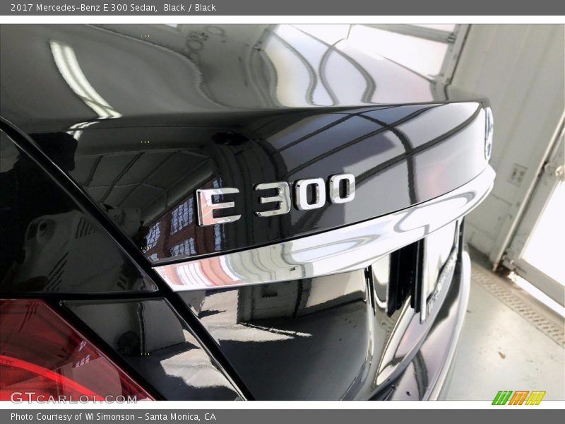 Black / Black 2017 Mercedes-Benz E 300 Sedan