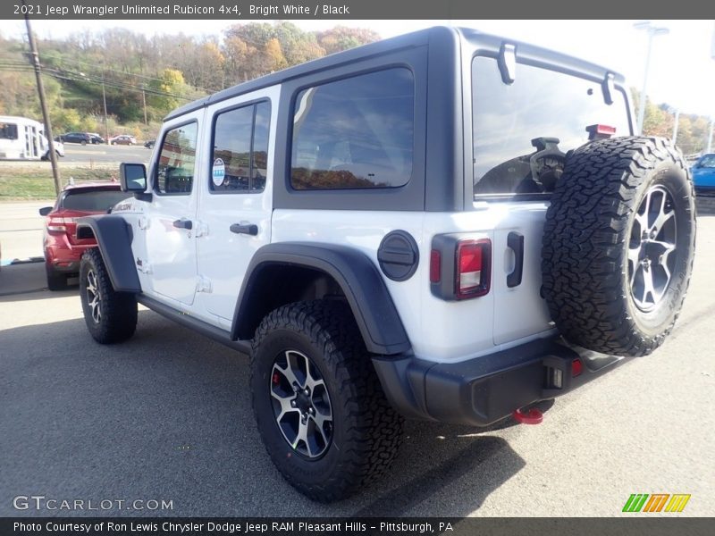 Bright White / Black 2021 Jeep Wrangler Unlimited Rubicon 4x4