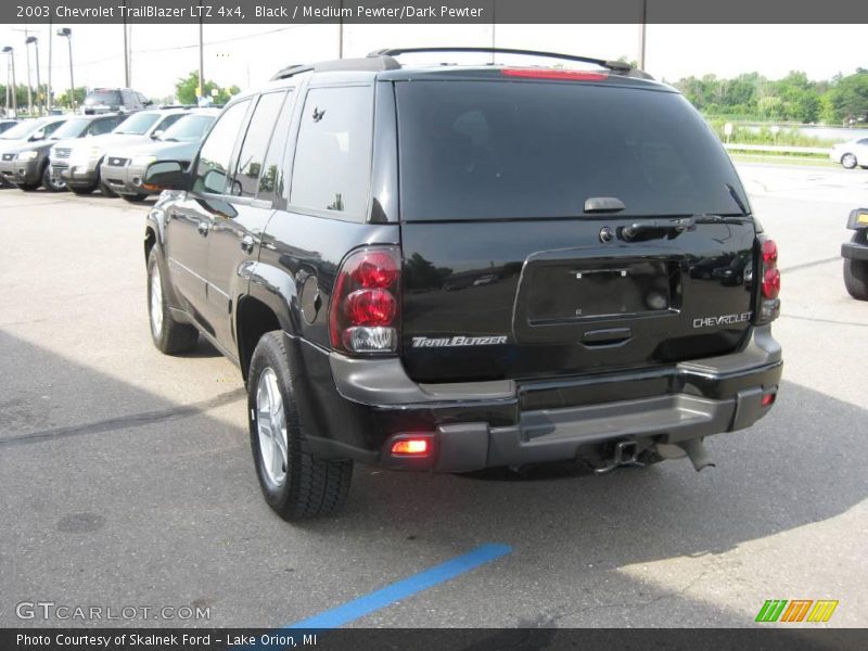 Black / Medium Pewter/Dark Pewter 2003 Chevrolet TrailBlazer LTZ 4x4