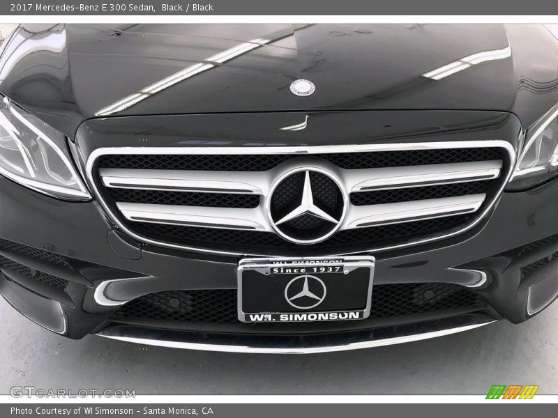 Black / Black 2017 Mercedes-Benz E 300 Sedan