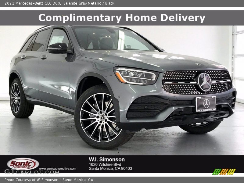 Selenite Gray Metallic / Black 2021 Mercedes-Benz GLC 300