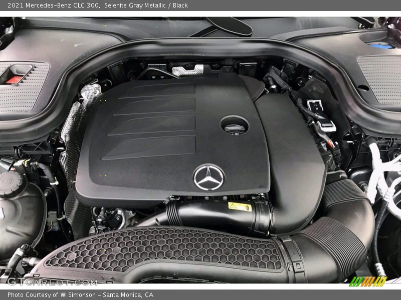 Selenite Gray Metallic / Black 2021 Mercedes-Benz GLC 300