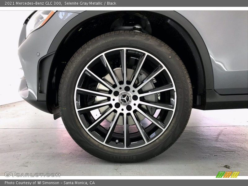 Selenite Gray Metallic / Black 2021 Mercedes-Benz GLC 300